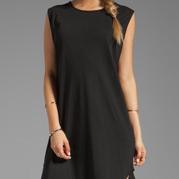 Daftbird Revolve Throw Dress in Black Mini Medium - Picture 1 of 7